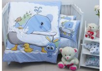 Постельное белье Turkish Cotton TAG - Whale (Турция), детский
